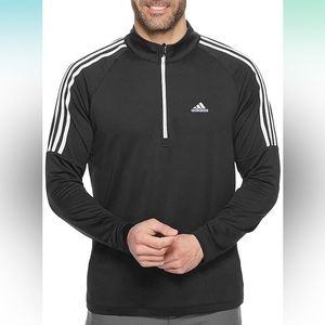 NWT adidas Men’s French Terry 1/4 Zip, Large